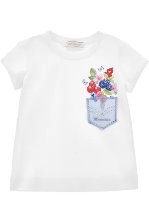 MONNALISA Camiseta de algodón con bolsillo