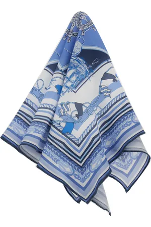 MONNALISA Bandana de viscosa con estampado marino