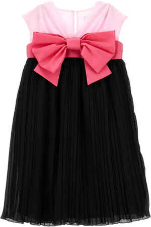 MONNALISA Vestido georgette plisado