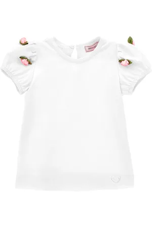MONNALISA Camiseta de punto con rosas