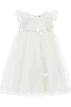 MONNALISA Vestido de crepé y encaje Iconic