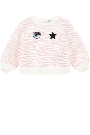 Chiara Ferragni Sudadera de algodón CF Zebra