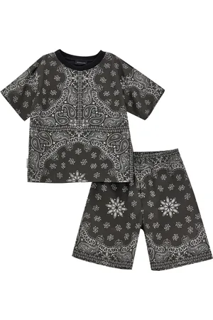 MONNALISA Conjunto de popelina de dos piezas cachemira
