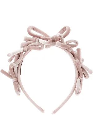 MONNALISA Diadema de terciopelo con lazos