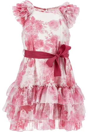 MONNALISA Vestido de tul de talle bajo