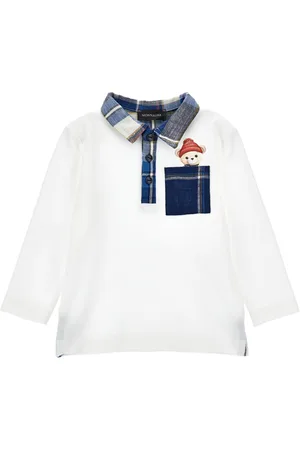 MONNALISA Polo de piqué con osito