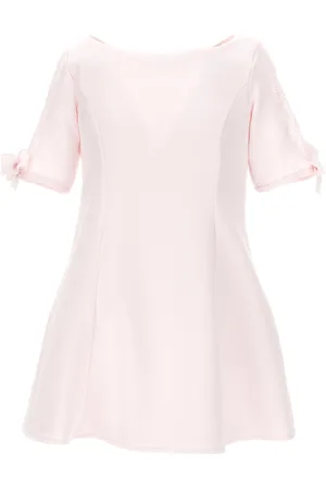MONNALISA Vestido de crepé y encaje