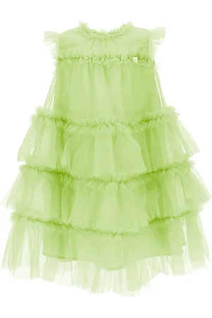 MONNALISA Vestido de tul con volantes