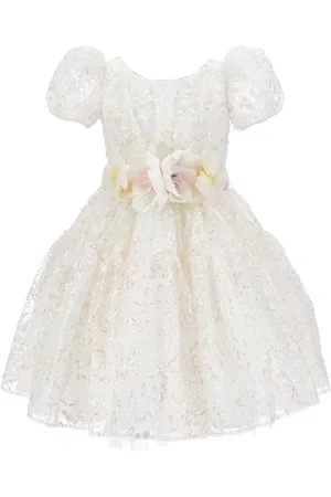 MONNALISA Vestido Ludovica de tul bordado