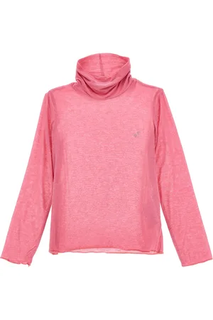 MONNALISA Jersey de cuello vuelto con pedrería