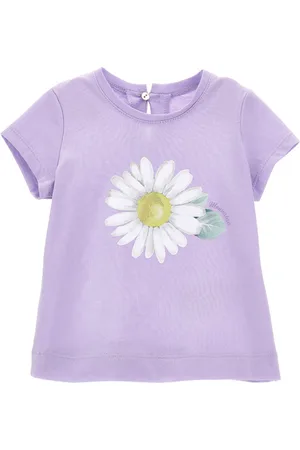 MONNALISA Camiseta con margarita grande