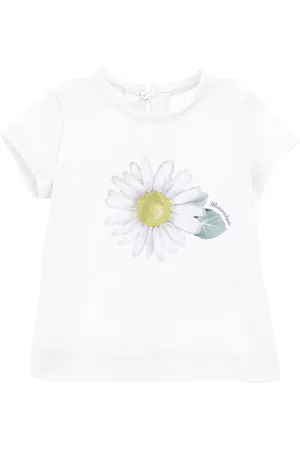 MONNALISA Camiseta con margarita grande