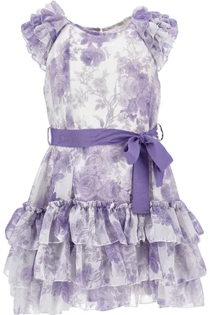 MONNALISA Vestido de tul de talle bajo