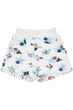 MONNALISA Shorts de felpa con estampado de estrellas