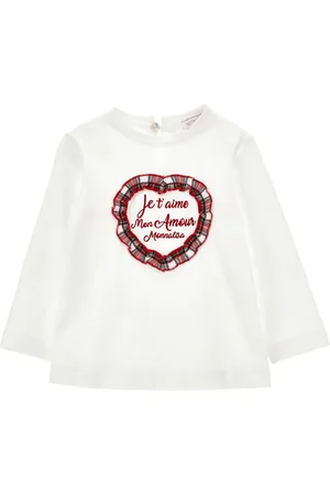 MONNALISA Camiseta Mon Amour de tartán