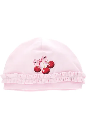 MONNALISA Gorro de algodón bordado