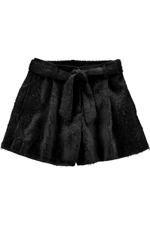 MONNALISA Shorts de georgette bordados