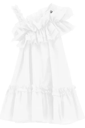 MONNALISA Vestido de muselina asimétrico