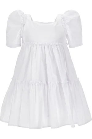 MONNALISA Vestido en popelina acampanado