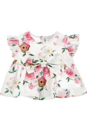 MONNALISA Top de popelina estampado
