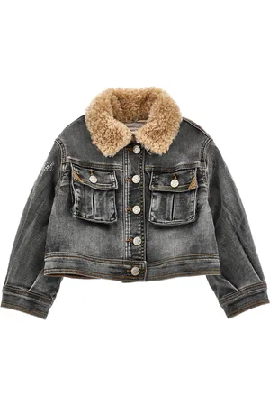 MONNALISA Chaqueta vaquera Disney con cuello de felpa