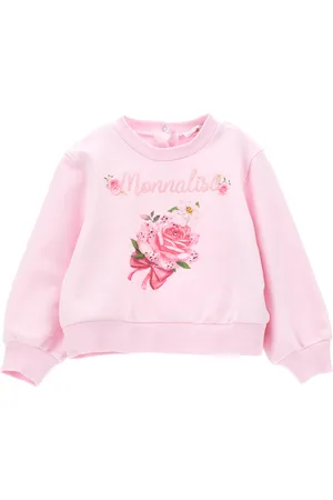 MONNALISA Sudadera cerrada con estampado floral