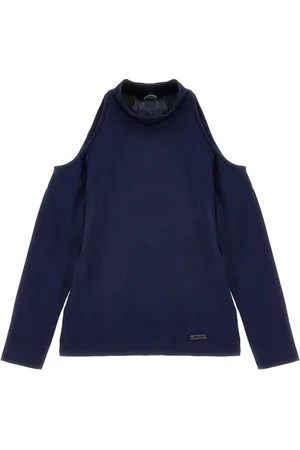 MONNALISA Jersey de cuello alto con ojo de buey