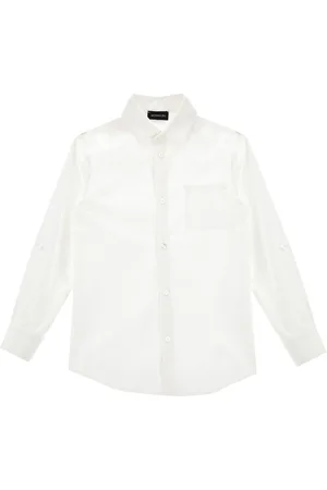 MONNALISA Camisa de popelina con bolsillo