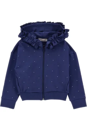 MONNALISA Sudadera abierta con strass