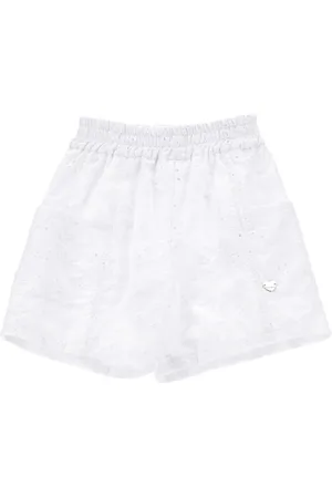 MONNALISA Bermudas con bordado inglés
