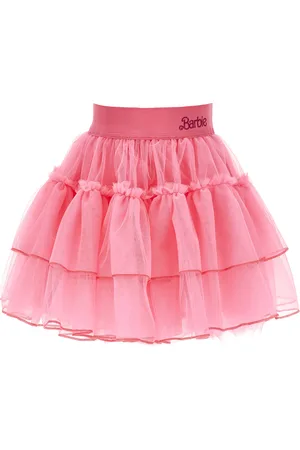 MONNALISA Falda de tul de tacto sedoso Barbie