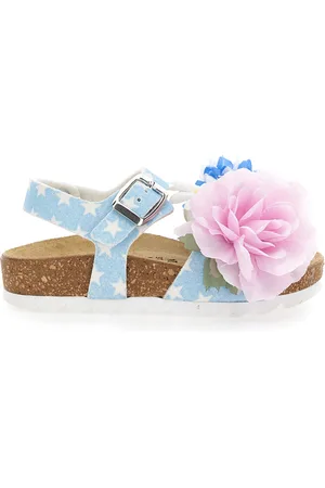 MONNALISA Sandalias con flores aplicadas