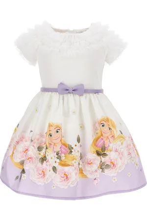 MONNALISA Vestido de popelina y tul de Rapunzel