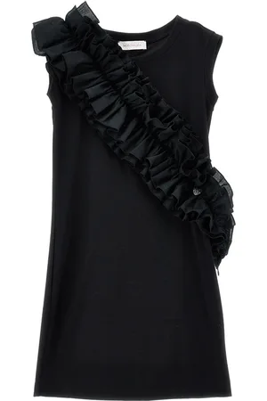 MONNALISA Vestido tubo con maxi volantes