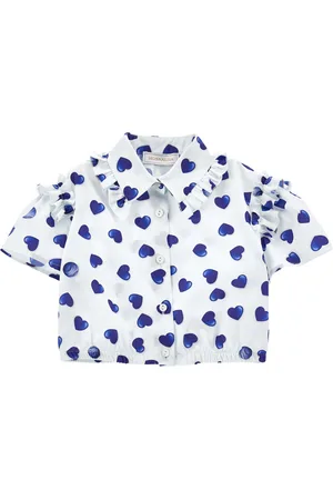 MONNALISA Camisa popelín estampado corazones