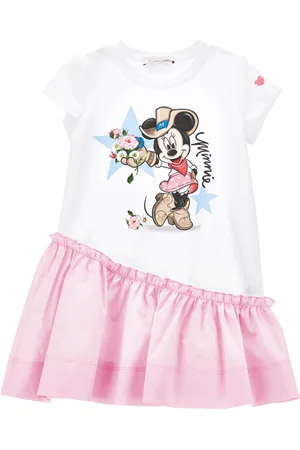 MONNALISA Vestido de algodón de Minnie