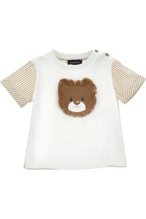 MONNALISA Camiseta de algodón con león