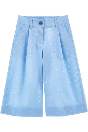 MONNALISA Pantalón cropped de popelina