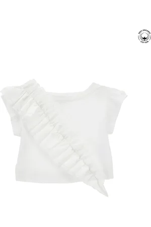 MONNALISA Top con maxi volantes
