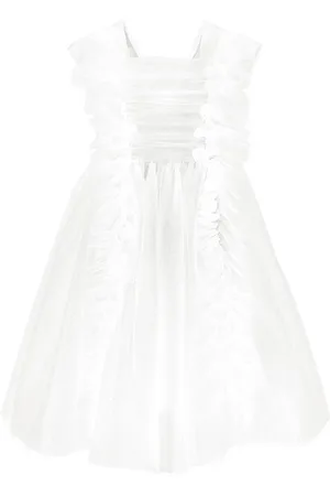 MONNALISA Vestido de tul con purpurina