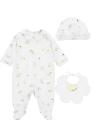 MONNALISA Conjunto de tres piezas con margaritas
