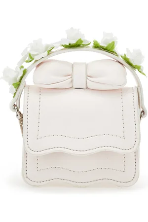 MONNALISA Mini bolso tejido revestido con rosas