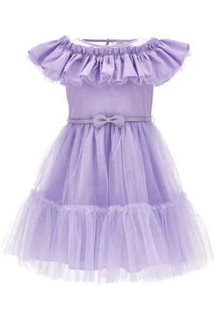 MONNALISA Vestido de tul con volante
