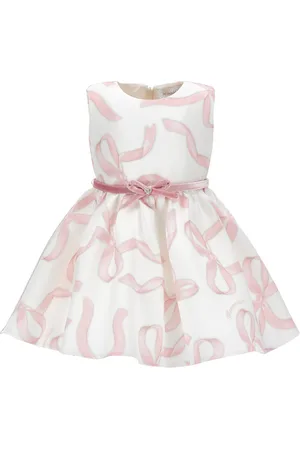 MONNALISA Vestido sin mangas de mikado con lazos