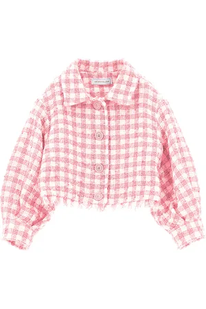 MONNALISA Chaqueta corta de pata de gallo