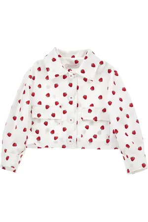 MONNALISA Chaqueta de gabardina fresas