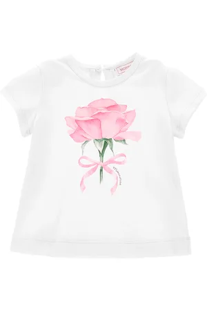 MONNALISA Camiseta de punto estampada rosa