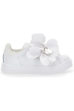 MONNALISA Zapatillas con pétalos de tela