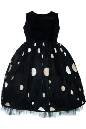 MONNALISA Vestido damascado bicolor