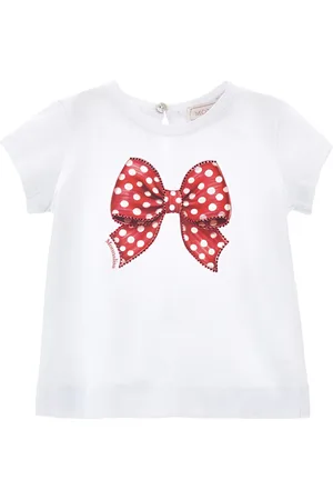 MONNALISA Camiseta de punto con lazo